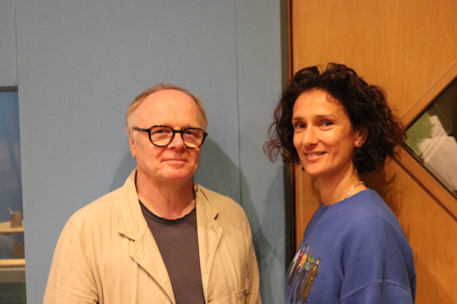 Jason Watkins and Indira Varma 2