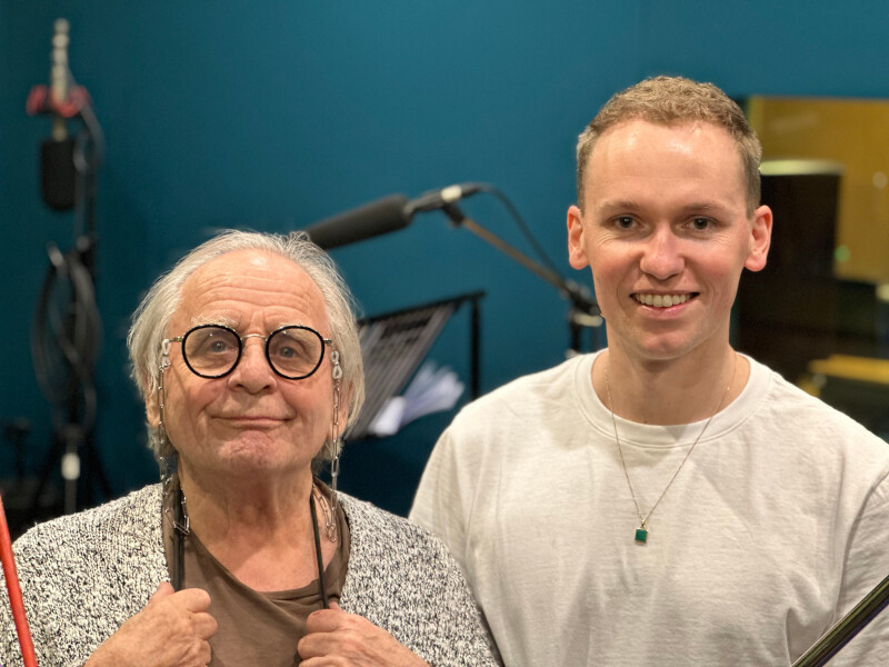 Sylvester McCoy and Joe Jameson