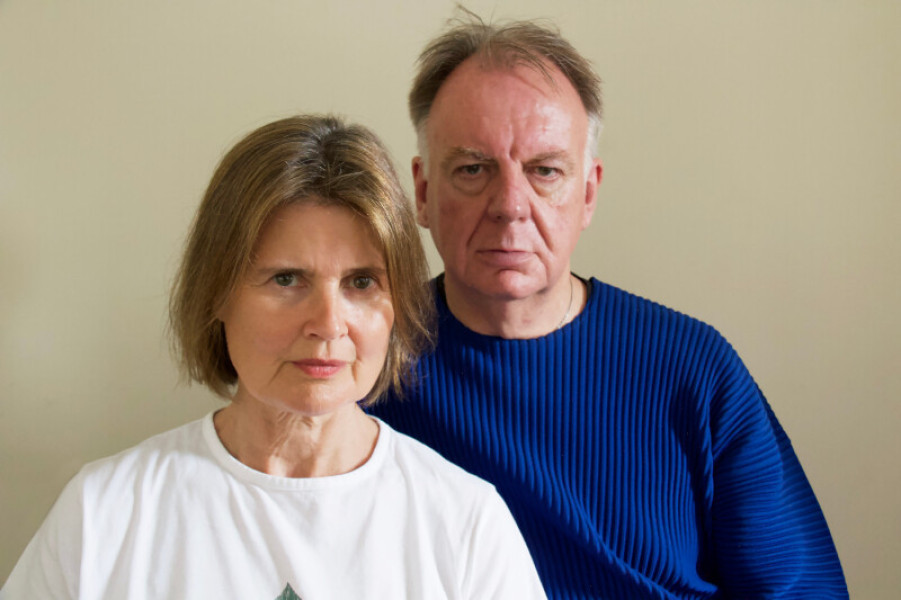 Sophie Aldred and Paul Clayton