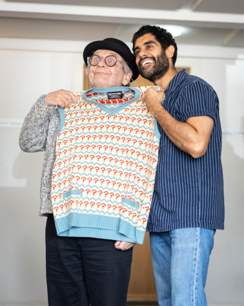 Sylvester McCoy and Sacha Dhawan