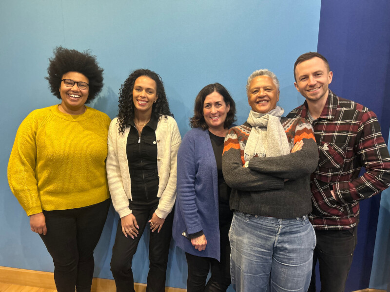 L-R - Anne Odeke (Zarna) Yemisi Oyinloye (Rix) Kathryn Akin (Saint-Clair) Angela Bruce (Brigadier Bambera) Alex Jordan (Savarin)
