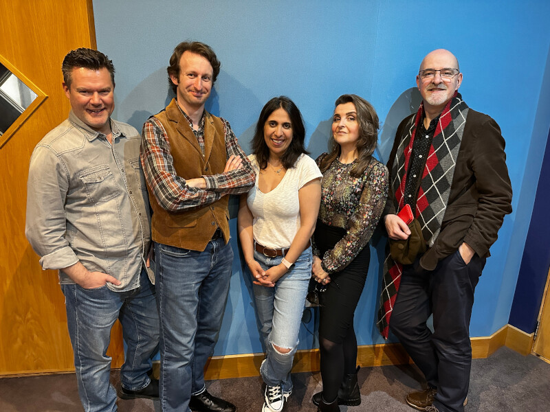 Glen McCready, Jonathon Carley, Mitra Djalili, Tracy Wiles, Nicholas Briggs