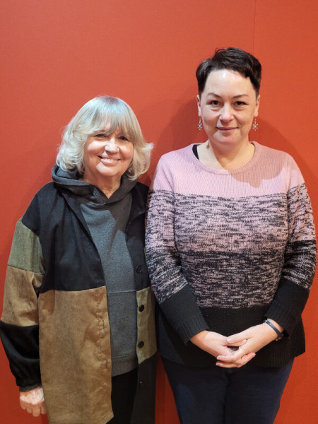 Susan Penhaligon and Alison Winter